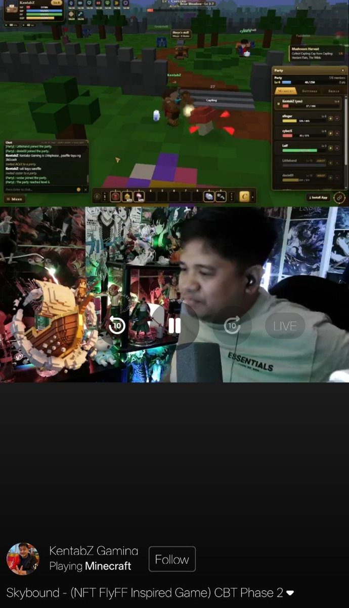 skyboundmmo's tweet photo. KENTABZ GAMING IS NOW LIVE! 🎮☁️

The grind continues in SkyboundMMO CBT 2! ⚔️

Join @kentabzgaming as he explores, battles, and conquers the world of Skybound. 🌍🔥

Tune in. Watch the grind. Be part of the adventure!

🔴 LIVE NOW — Don’t miss the action!

FB link : https://t.co/CdZy7nM7AE

🌐https://t.co/VfiqqS0ek7
🔵https://t.co/XopujQ2IkW
🔗https://t.co/2NJZXh9yeS