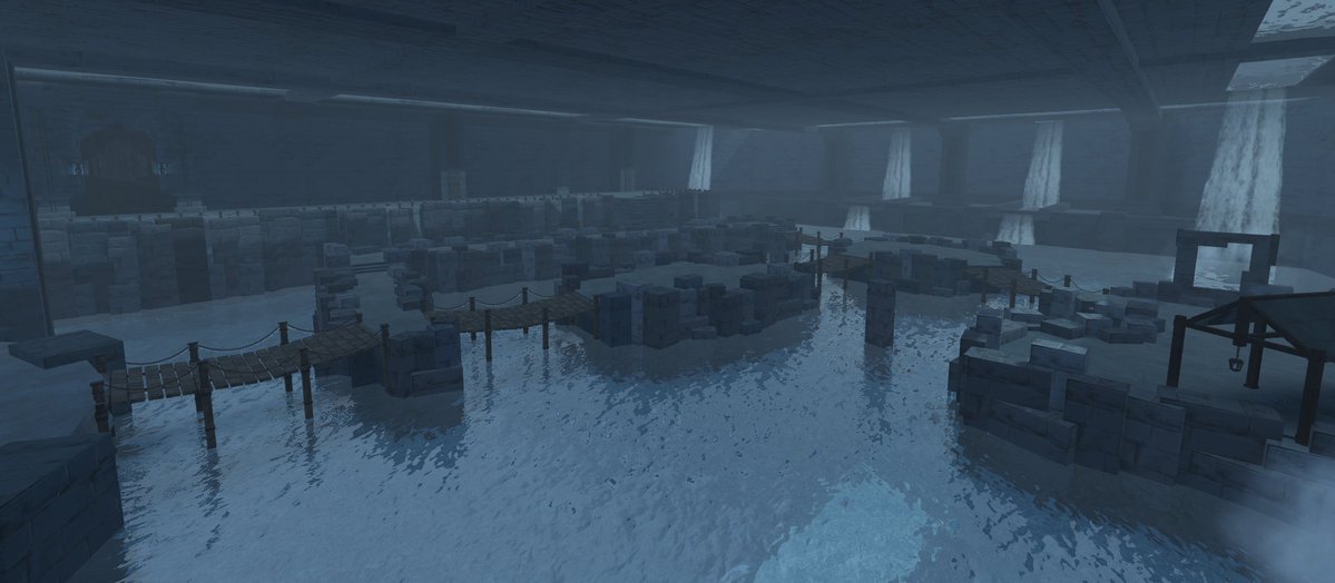 booshiradev's tweet photo. early draft of a water dungeon (wip)
#roblox #robloxdev #robloxbuilder https://t.co/Y4qFwDyDll