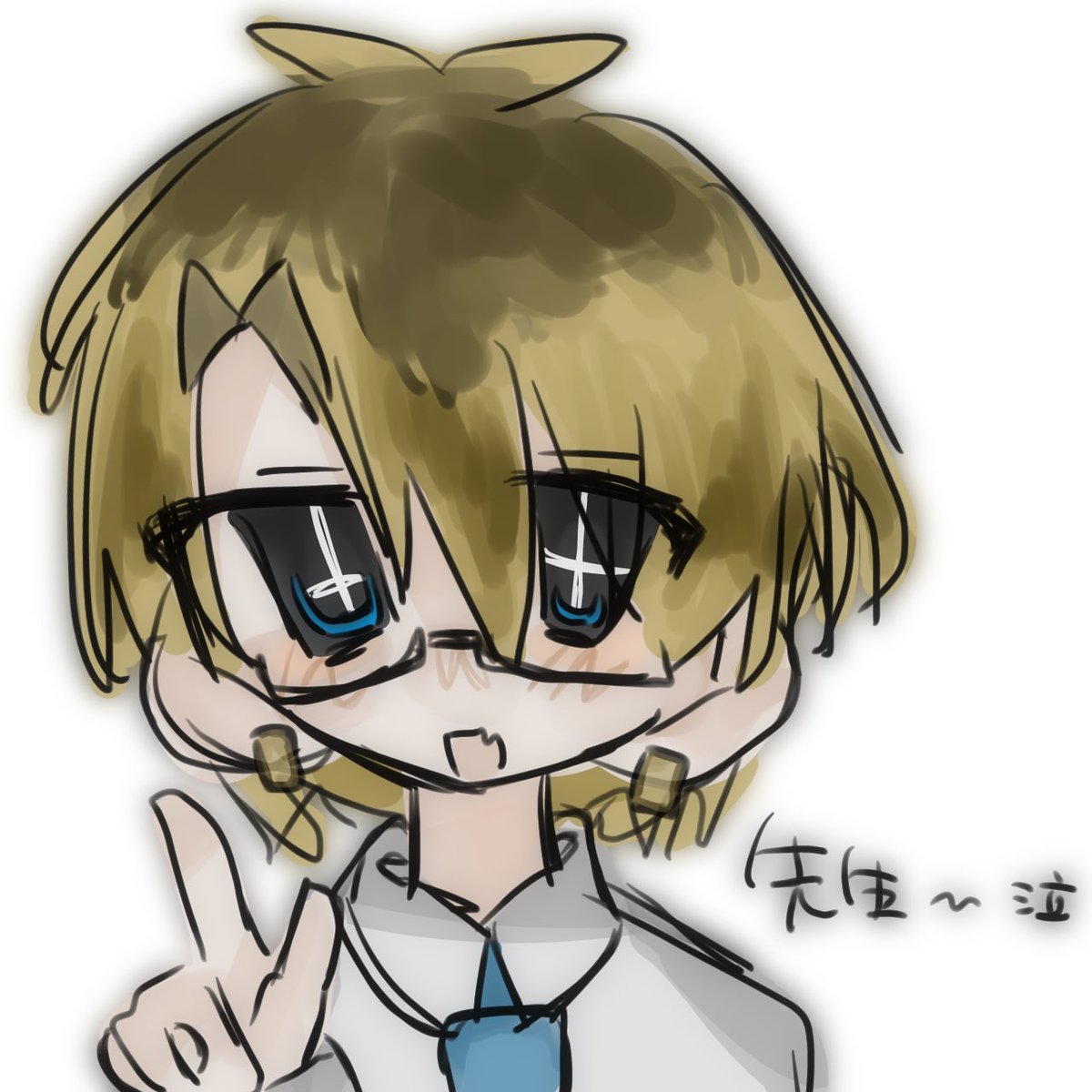 iyo0515's tweet photo. 陽木せんせいの落描き https://t.co/fLnIUR1FBl