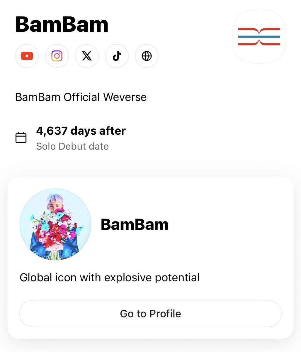 BamBamBooster's tweet photo. ตอนนี้ BamBam Weverse Official กลับมาอัพเดทอีกครั้งแล้วนะคะ สำหรับใครที่ติดตามไว้แล้ว ฝากทุกคนแวะเข้าไปกด Like คอมเม้นสำหรับคลิปใหม่ ๆ ใน Weverse ด้วยน้า
🔗 https://t.co/wDd6sjjyQe 

*เหมือนว่าคลิปจะ Link กับ YouTube ด้วยนะคะ เพิ่มยอดได้สองต่อเลยค่ะ 🫶🏻

#BamBam #뱀뱀 @BamBam1A 
@BAMBAMxBAMMIE