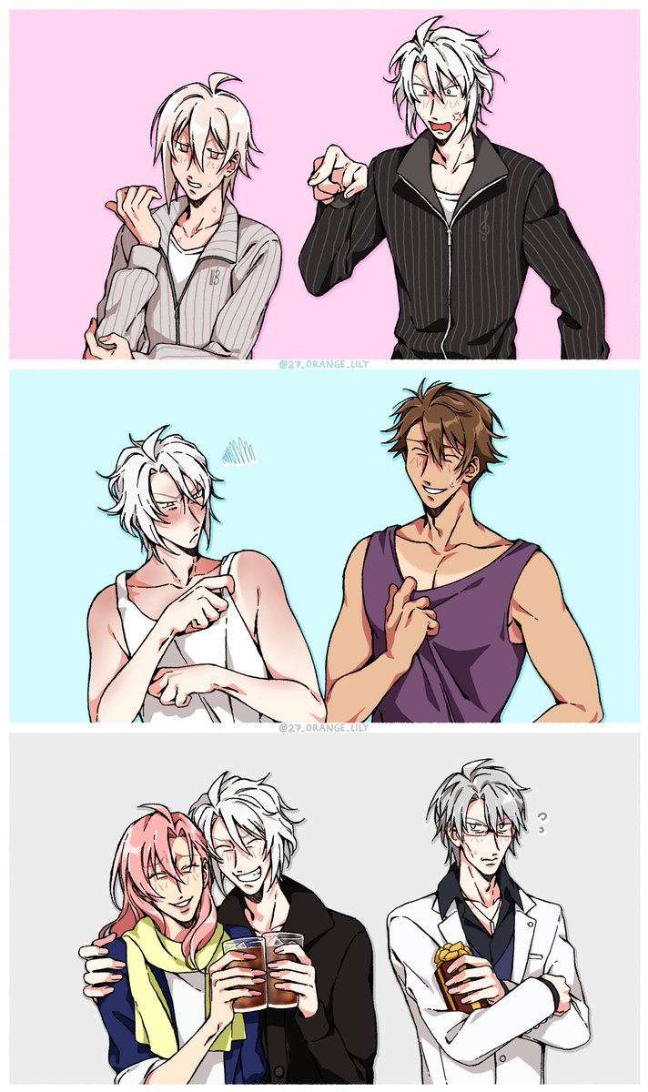 27_orange_lily's tweet photo. I'm not even gonna say what this one was supposed to be due to how comically late it is 😭 Happy... bi visibility month to Gaku??
#アイナナ #IDOLiSH7 https://t.co/4vBqCH6KMY