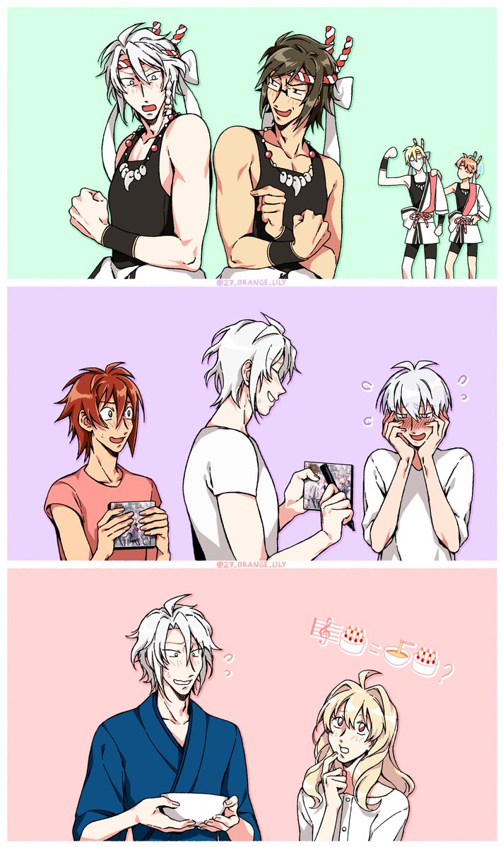 27_orange_lily's tweet photo. I'm not even gonna say what this one was supposed to be due to how comically late it is 😭 Happy... bi visibility month to Gaku??
#アイナナ #IDOLiSH7 https://t.co/4vBqCH6KMY