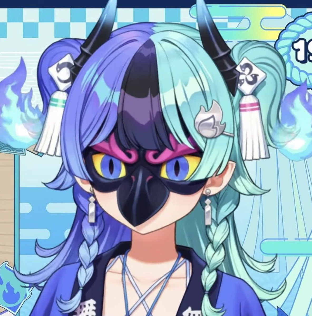 S_meramera's tweet photo. みんなは仮面有無どっちが好きじゃ?
某は両方なのじゃ🥰 https://t.co/qxsDQ73xoa