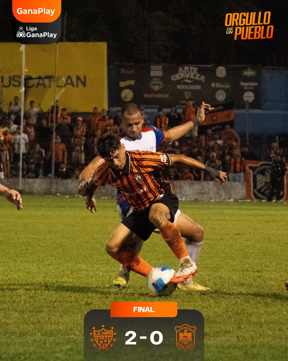 cdaguilaoficial's tweet photo. ⏱️ 𝐅𝐈𝐍𝐀𝐋 𝐃𝐄𝐋 𝐏𝐀𝐑𝐓𝐈𝐃𝐎 ⚽️

🐂 #Firpo 2-0 #CDÁ 🦅

#ElMásQuerido 🖤🧡 https://t.co/W7IiQTipic