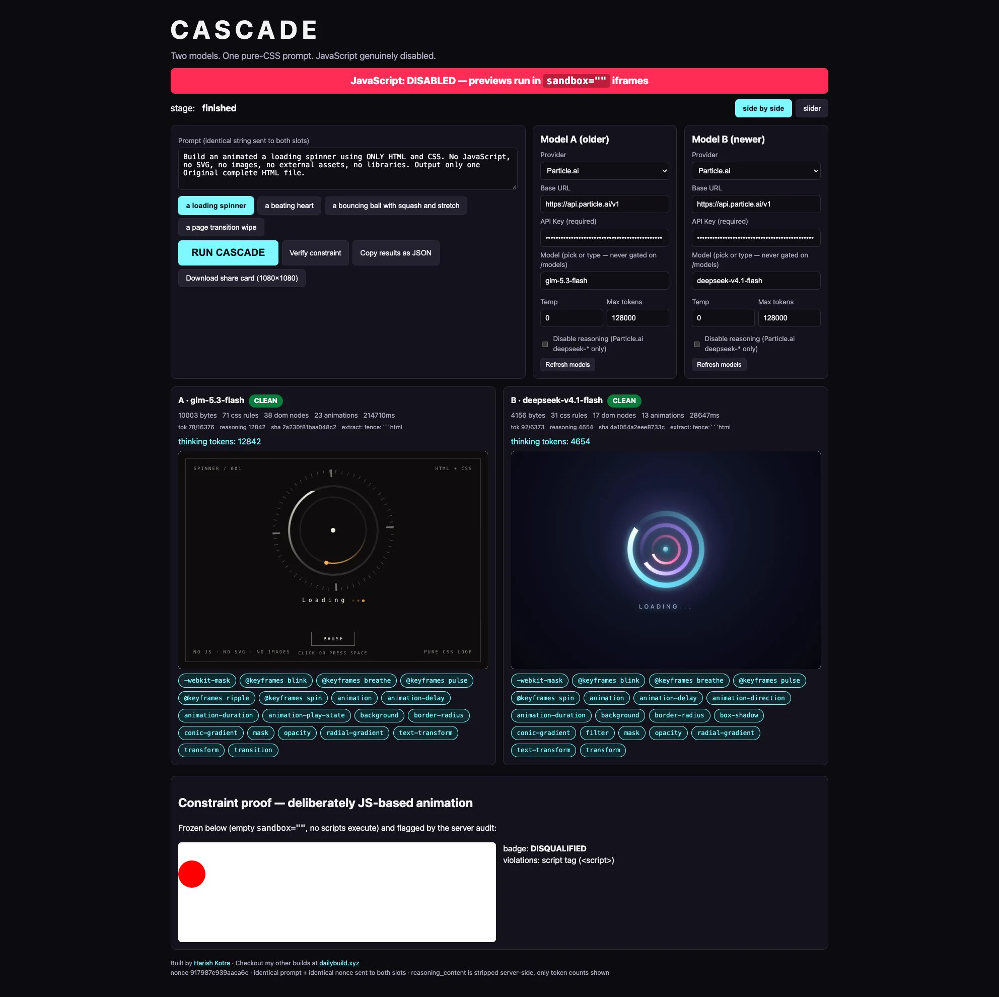 Harish Kotra 🥑 on X: "Day 266 of 2026 building! I built Cascade 🌊: send ...