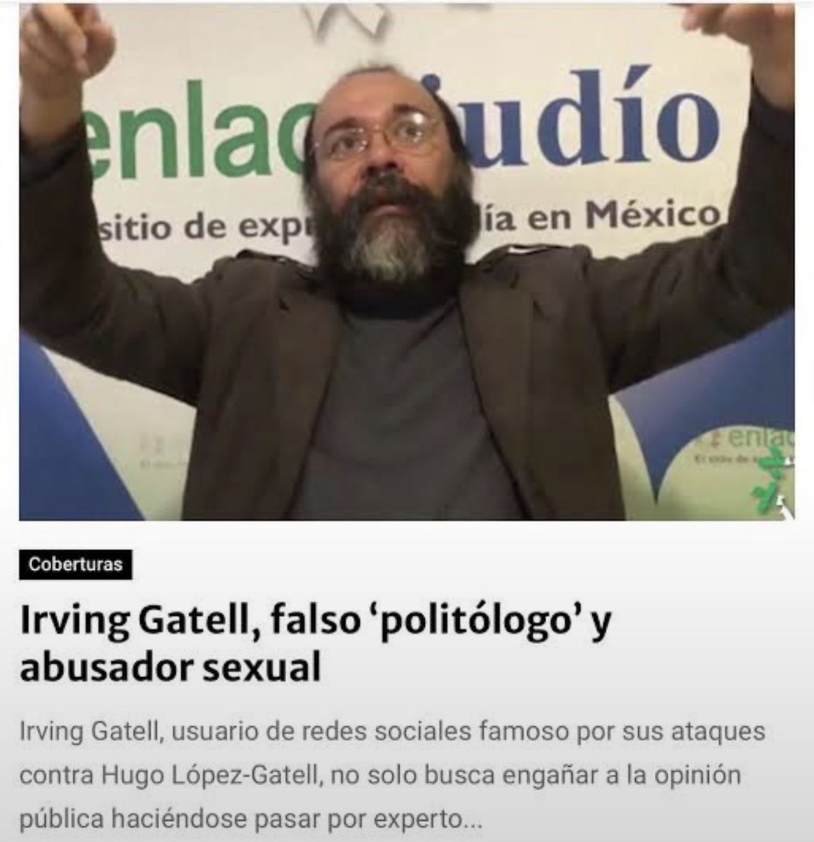 Rascharr's tweet photo. @IrvingGatell @adrianm10 @YouTube Cállese viejo puto https://t.co/Crs0oqaZ2e