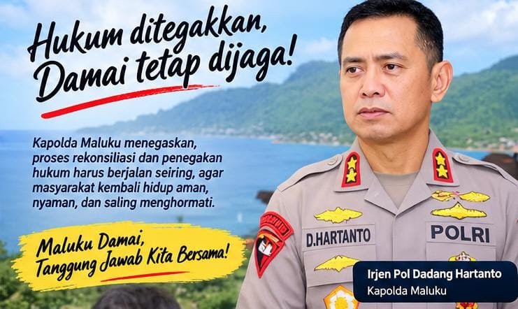 TimurParadise's tweet photo. “Perdamaian Berjalan, Hukum Tetap Ditegakkan”
Rekonsiliasi menjadi jalan untuk meredakan konflik dan membangun kembali kepercayaan antarmasyarakat, sementara proses hukum tetap berjalan terhadap setiap pelanggaran yang terbukti. https://t.co/IOzJWjjC0b