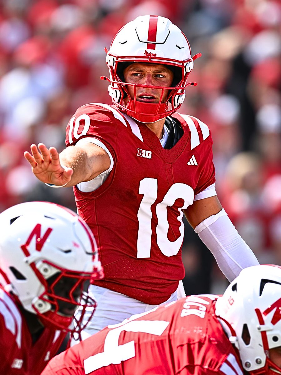 TheBigTenHuddle's tweet photo. Nebraska quietly has one of the cleanest 4-0 starts in the B1G

Nebraska is 4-0 after winning 31-13 at Michigan State:
• 0 turnovers
• Forced 3
• 369-257 yards
• Led for the final 46+ minutes

Anthony Colandrea also had 278 total yards, 2 TD and 0 INT.