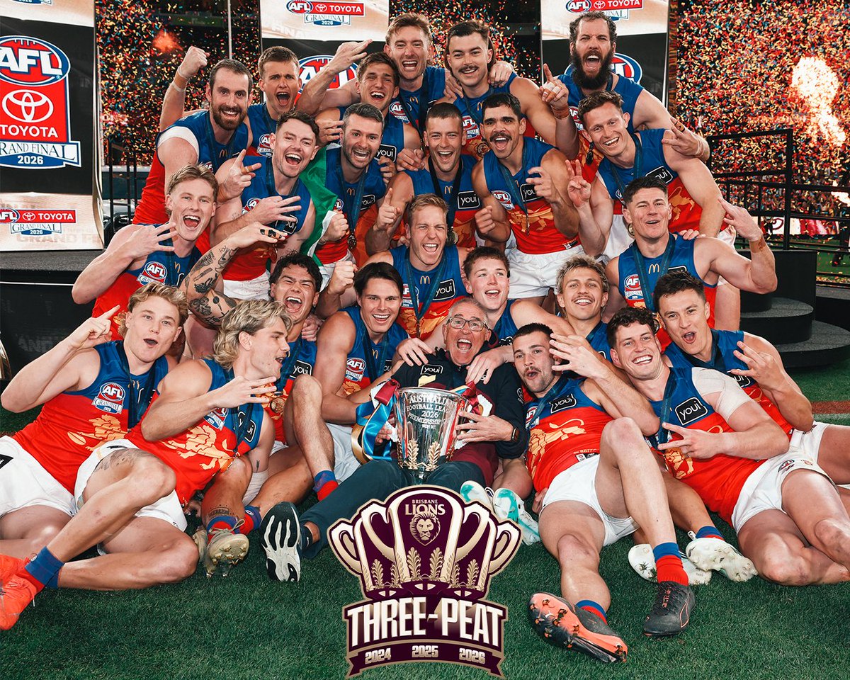 brisbanelions's tweet photo. I think I've seen this film before... 🏆🏆🏆 https://t.co/UrU37JPoiR