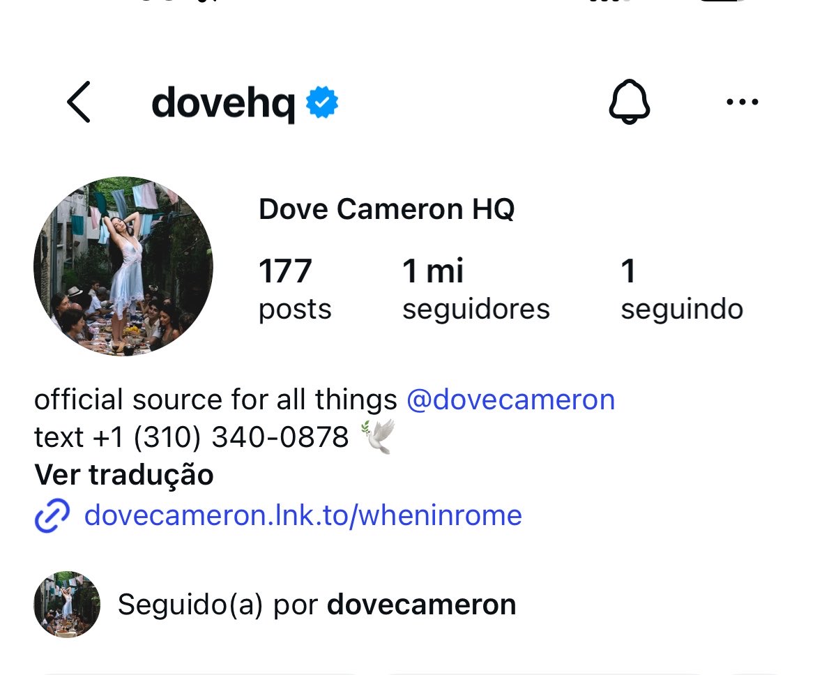 dovecharts's tweet photo. DoveHQ, Dove Cameron’s official fan account, has officially hit 1 million followers on Instagram, making it one of the largest artist official fan pages on the platform!

Here's how it compares to other top official accounts:

temariana: 733K
teamduahq: 348K
selanafanclub: 303K https://t.co/CK3uFxmR2w