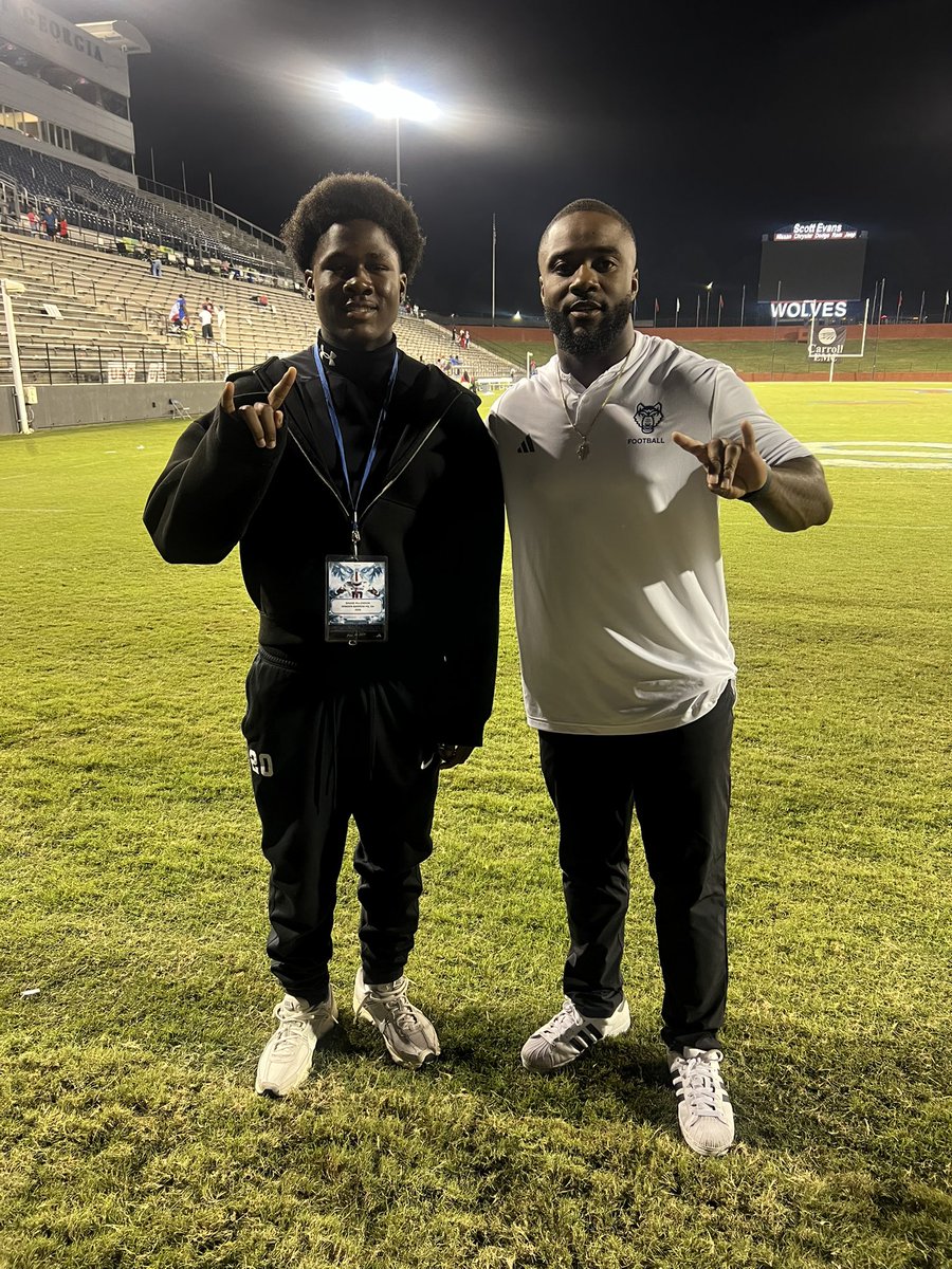 shanemclendon_'s tweet photo. Great evening in University stadium @UWGFootball Thank you @CoachLSmitty for the invitation had a great conversation with @CoachWilson_22 hope to be back soon! @UWGAthletics https://t.co/T6knMCYrzh