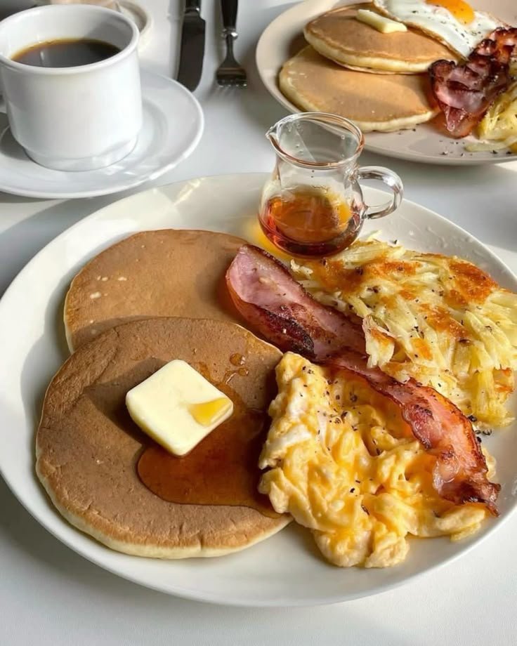 oopscreer's tweet photo. this or that food poll   ♡‧₊˚🥞☕️⋆.˚✿˖°
  #breakfast #foodpoll #sweet #savory
⋆𖦹°‧★ breakfast edition https://t.co/7heJfatSCR