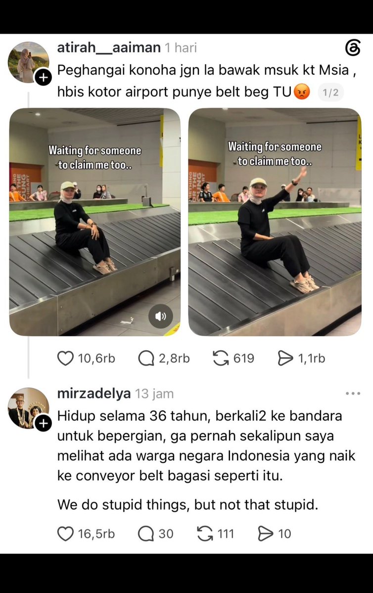 Gooren26's tweet photo. @chanhafiz Memalukan negara sebab meleis senang lempar fitnah kepada yg lain, dah tuduh macam2 ternyata perangai rakyat sendiri. Kalo tak fitnah tak akan ramai https://t.co/GaRVH20lPN