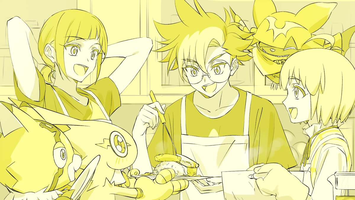 digimon_tv's tweet photo. ╱
TVアニメ「DIGIMON BEATBREAK」
ご視聴ありがとうございました!!
＼

最終話の放送を記念して
キャラクターデザイン #小島隆寛 による
スペシャルイラストを公開🎨

1年間沢山の応援を
ありがとうこざいました💚

#デジモン #Digimon　
#ビートブレイク #BEATBREAK https://t.co/m9p9vQNyTG