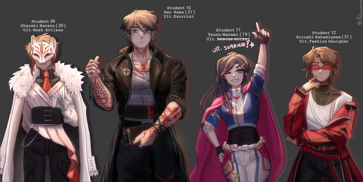 reiwooorm's tweet photo. Part three of these redesigns! 
—

After a while, they're finally done 💫

Pink (12/16)

#HiroakiNakamigawa #TsunoManami #RanHama #OkazakiHanano https://t.co/wBrMlufrWB