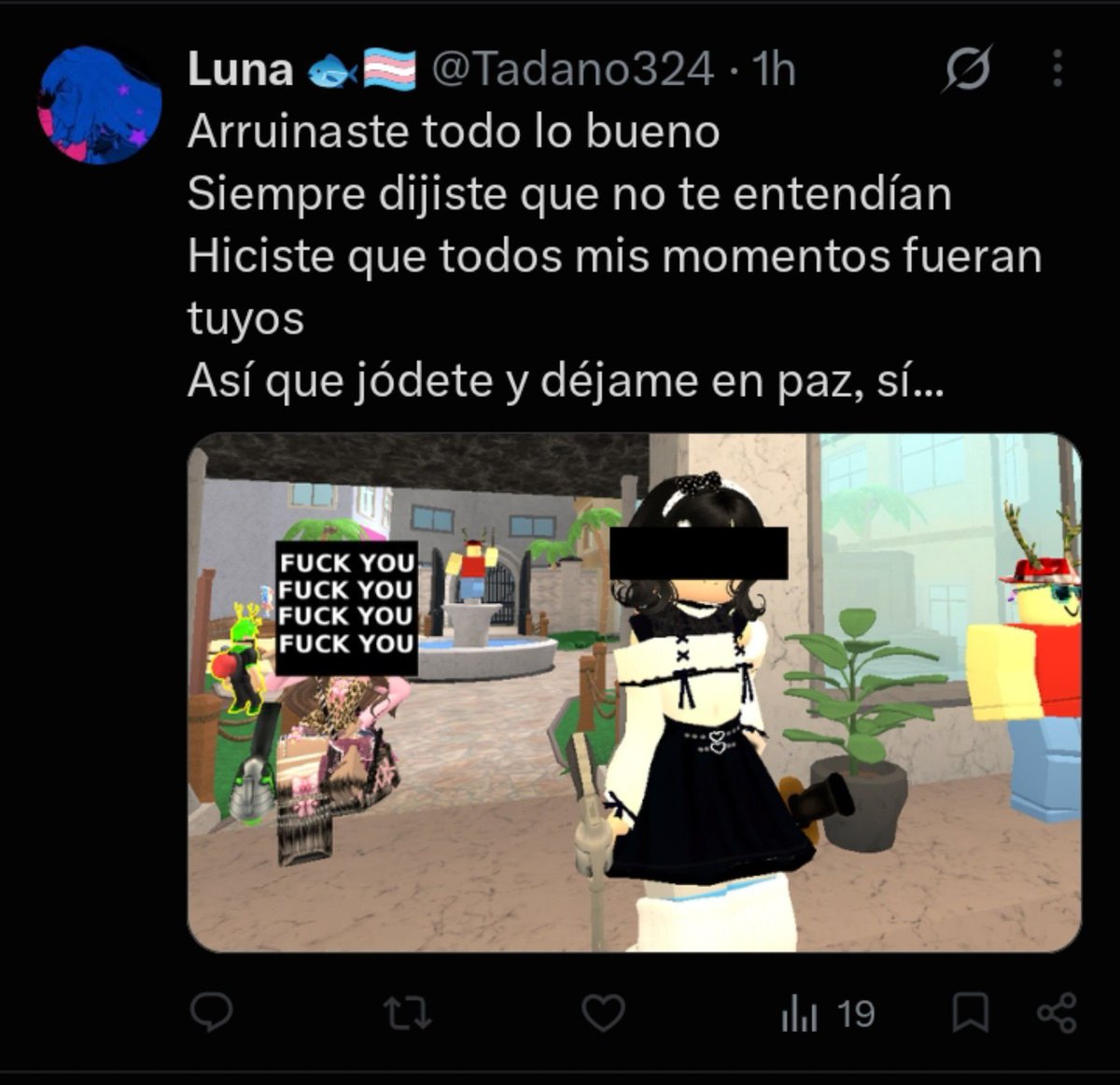 Artt0z's tweet photo. @7_Kiki__7 Yo no reviví la polémica. Tu lo hiciste con tus cosas raras y yo nunca me quedo callado y que alguien se salga con la suya https://t.co/TA0QipZbE7