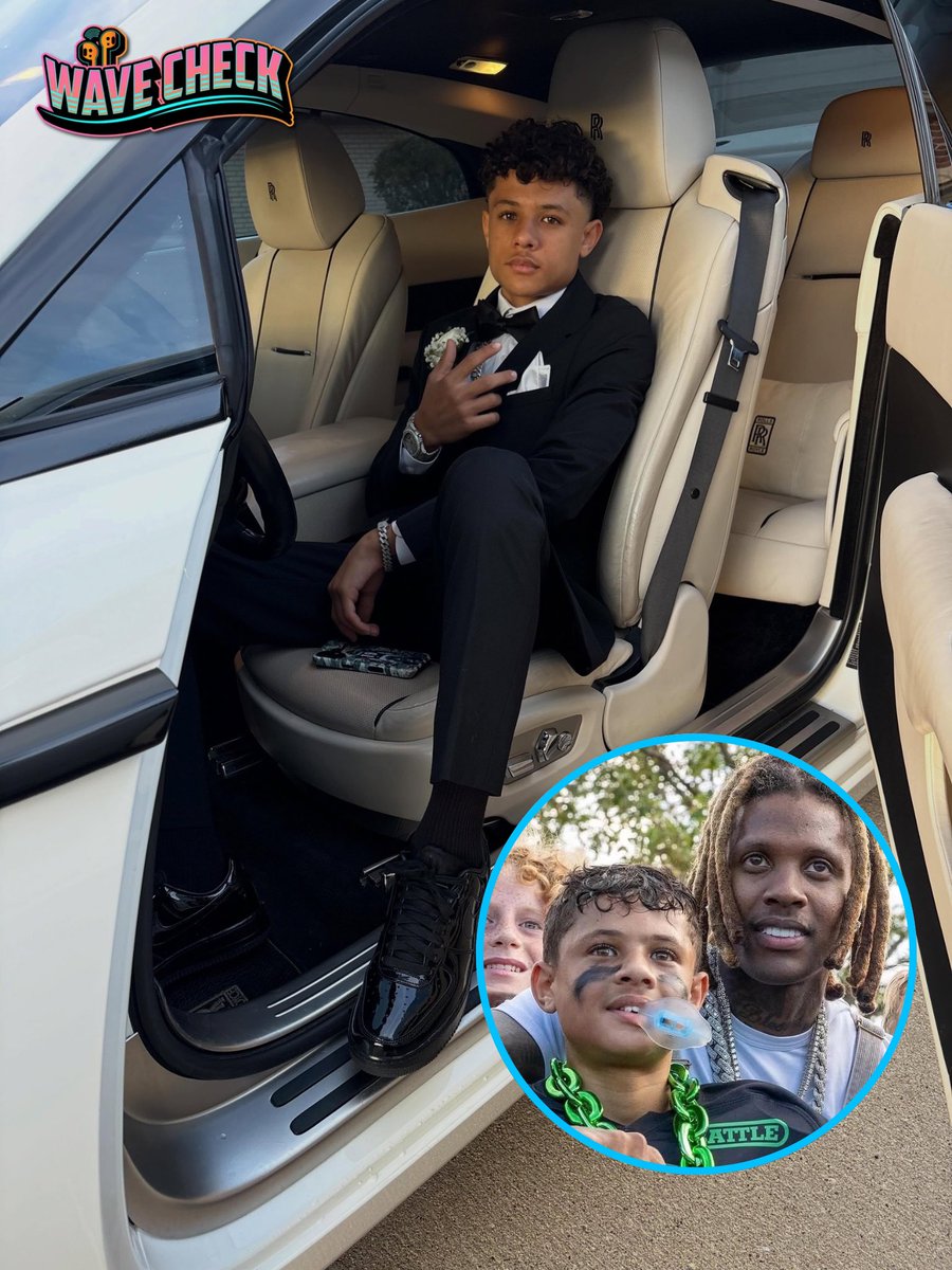 wavecheckers's tweet photo. Lil Durk’s son pulled up fresh to Homecoming in that Rolls🔥 https://t.co/EeWNOo0fop