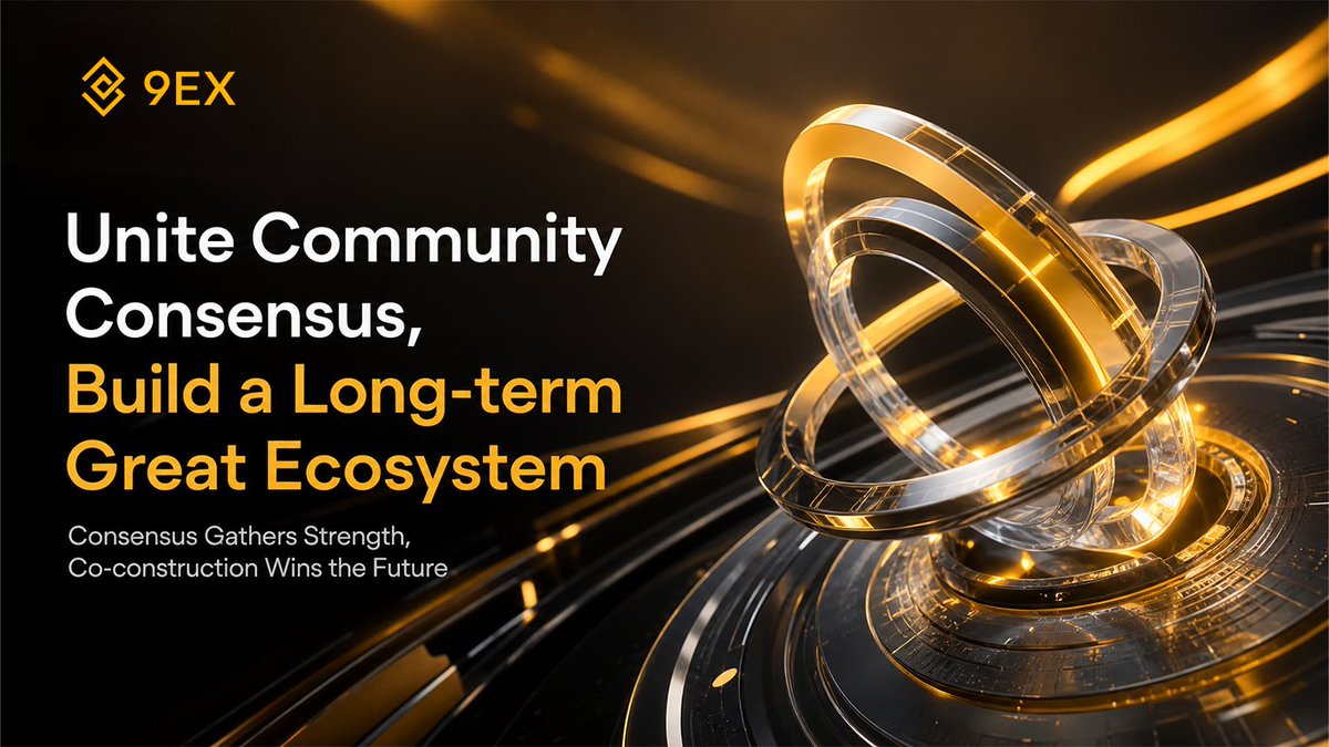 9EX_Exchange's tweet photo. Great ecology originates from strong community consensus. Adhering to transparency, fairness and co-building concepts, 9EX gathers global builders, precipitates long-term trust and value, and promotes continuous ecological prosperity.
#9EX #CommunityConsensus #LongTermEcology https://t.co/s5UEAsOu85