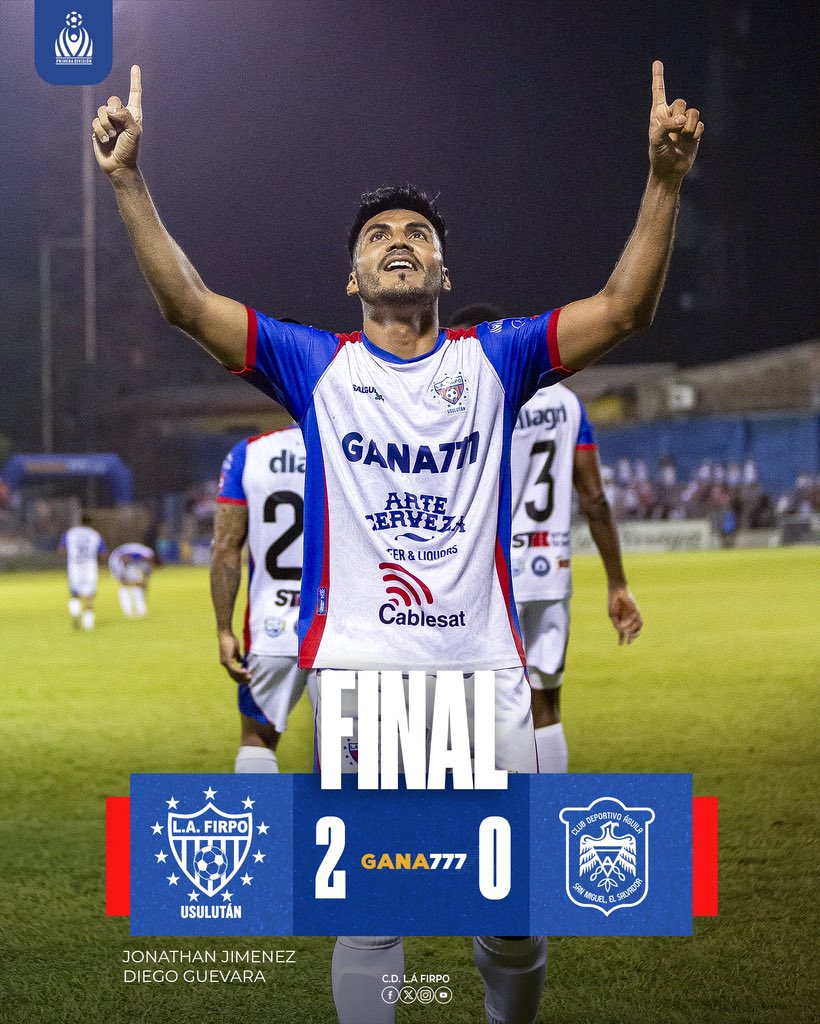 cdlafirpo_sv's tweet photo. ⏱️90’+4| 💪¡𝐋𝐎𝐒 𝐓𝐑𝐄𝐄𝐄𝐄𝐄𝐄𝐒 𝐏𝐔𝐍𝐓𝐎𝐒 𝐒𝐎𝐍 𝐃𝐄𝐋 𝐓𝐎𝐑𝐎 𝐃𝐄 𝐋𝐀𝐒 𝐏𝐀𝐌𝐏𝐀𝐒!❤️🤍💙

#Jornada12 | #TorneoApertura2026 https://t.co/XkCBoTraYs