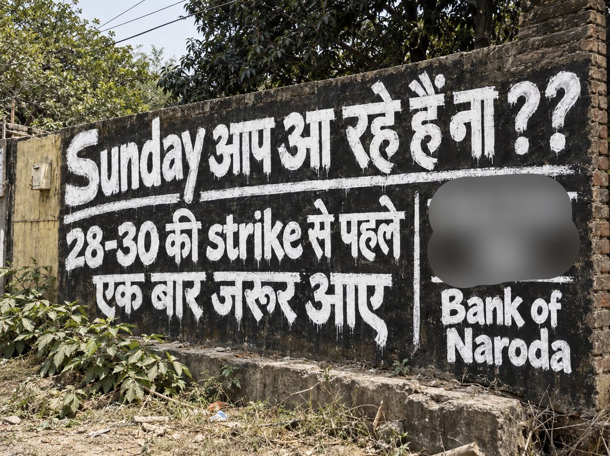 RMithileshSingh's tweet photo. Gov Banks Social media team may start this also in coming days 

🤣🤣

#Bankstrike https://t.co/yVjZqoxs8B