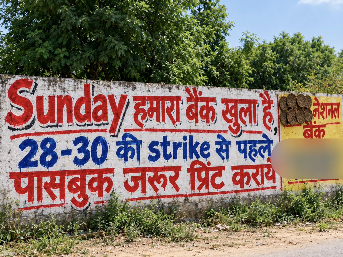 RMithileshSingh's tweet photo. Gov Banks Social media team may start this also in coming days 

🤣🤣

#Bankstrike https://t.co/yVjZqoxs8B