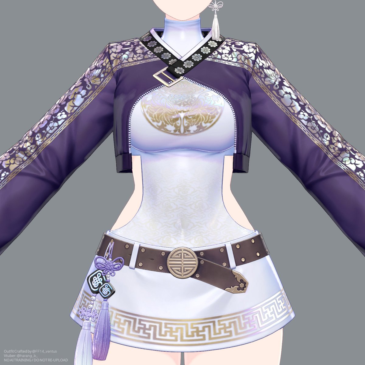 FF14_ventus's tweet photo. 별하랑님@harang_b_ 3D 의상 디테일 컷 https://t.co/vL24ARSIVH