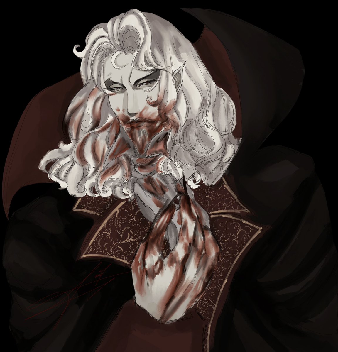 am_is_confused's tweet photo. Hi dracula from castlevania https://t.co/ReBjfB9STC