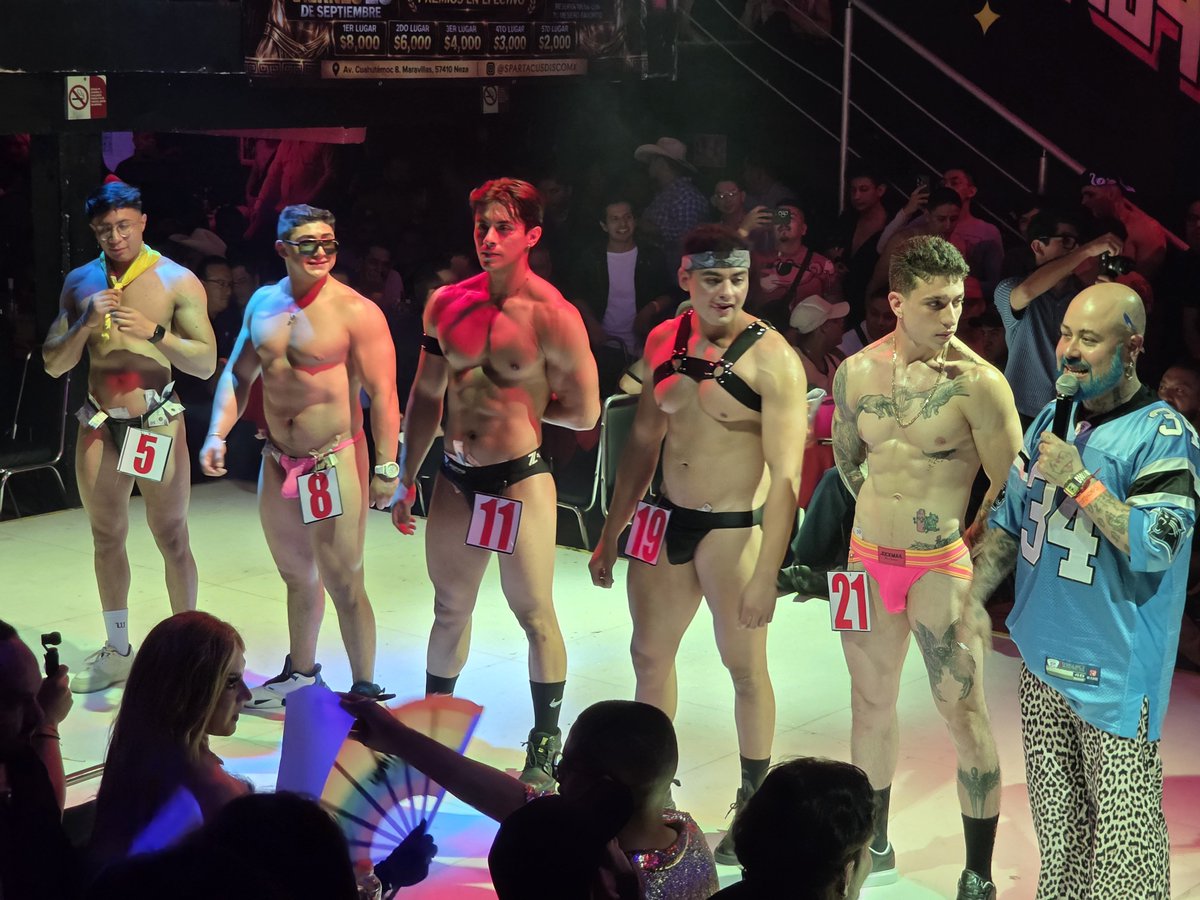 DeputeriaXXX's tweet photo. Los 5 Finalistas de "La Tanga Dorada 2026" en @SpartacusDisco 🍑

#Concurso #Show #LatangaDorada
#SpartacusNeza

@DeputeriaXXX https://t.co/T6D6igT4KI