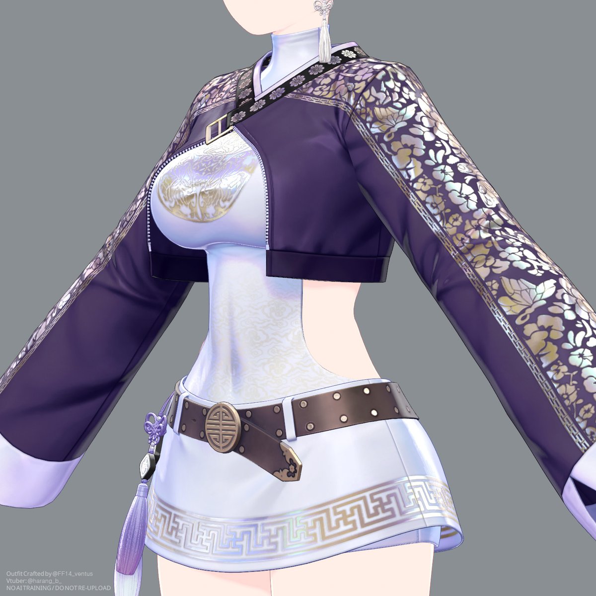 FF14_ventus's tweet photo. 별하랑님@harang_b_ 3D 의상 디테일 컷 https://t.co/vL24ARSIVH