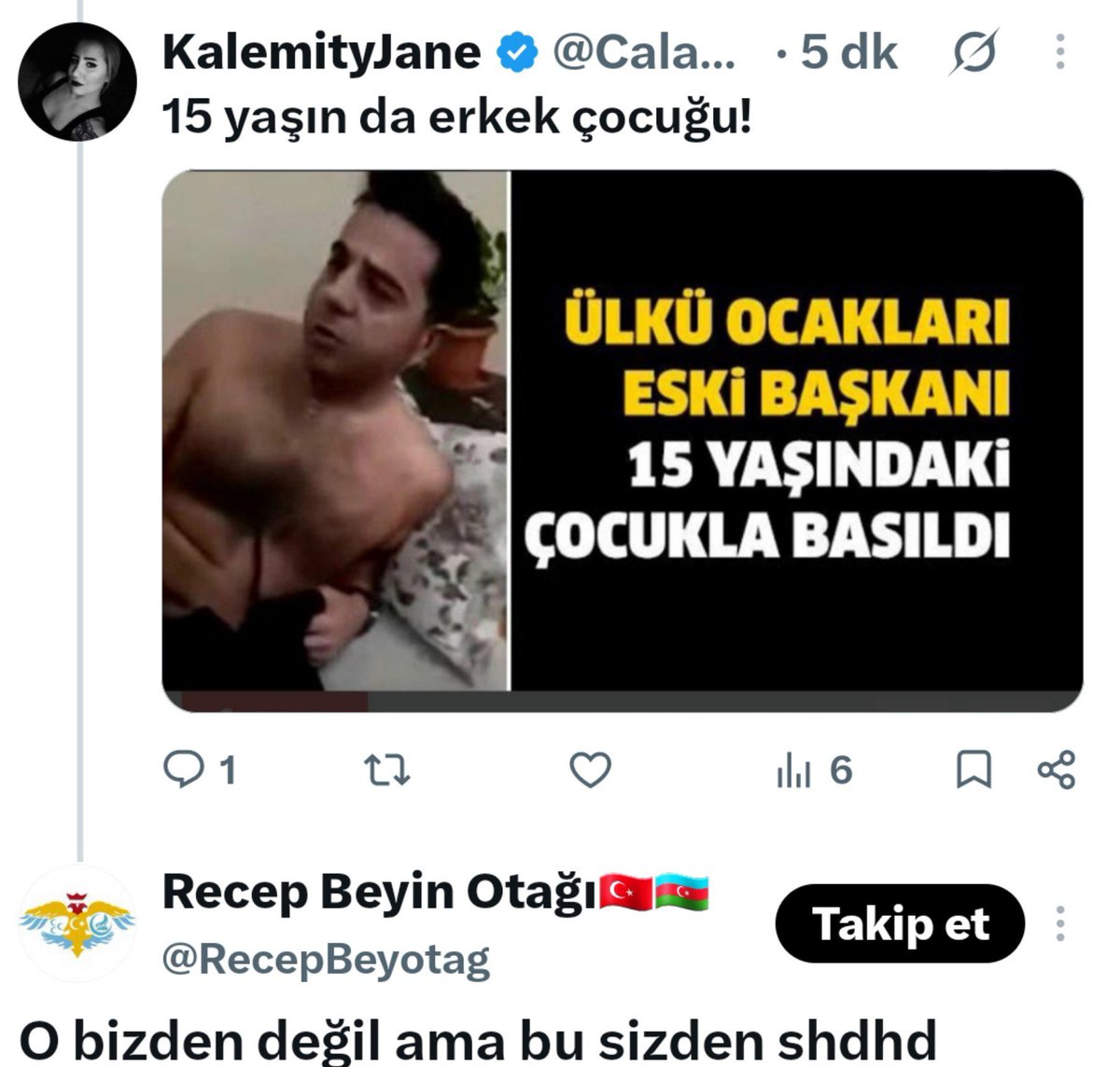 Calamity_Jane35's tweet photo. Sende benim gördüğüm 15 yaşında erkek cocugunun tacizini yutan büyük bir OROSPU EVLADISIN! https://t.co/SJWMA1oeCH