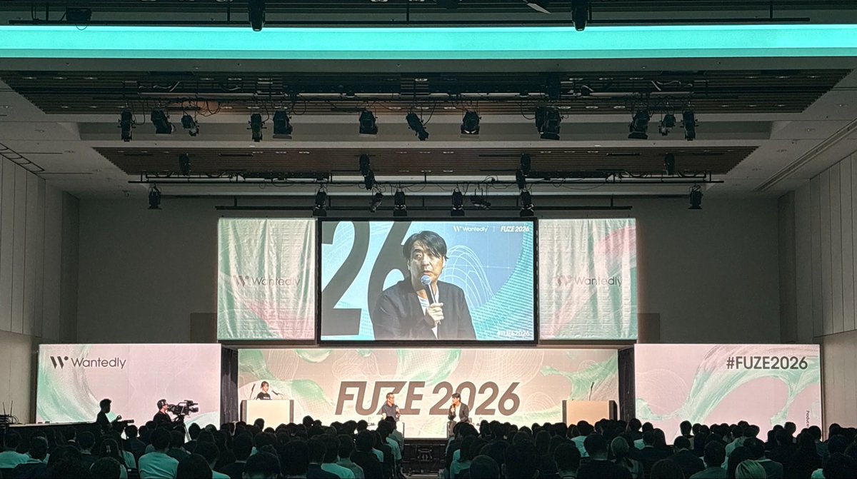 naranch's tweet photo. #FUZE2026 にお越しいただいた皆さん、本当にありがとうございました!!!
例年直前期は夢の中でFUZEを開催してしまう、FUZE責任者の奈良です。約半年間、この日を夢見てきました。来年も、もう一段進化させたいと思います。引き続き、Wantedlyをよろしくです。
←前日リハ 本番→ https://t.co/Ul86ET5NBr