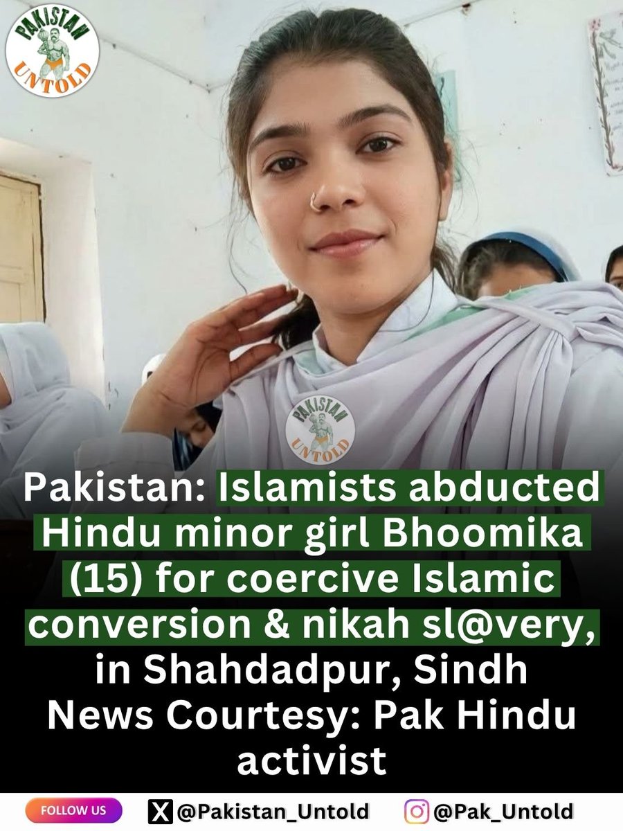 pakistan_untold's tweet photo. Never forget, never forgive.

Why no Op Sindoors for Hindu girls getting enslaved &amp; forcibly converted in Pak, Ban &amp; India?

@narendramodi @adgpi @IAF_MCC https://t.co/X6xm0kquiA