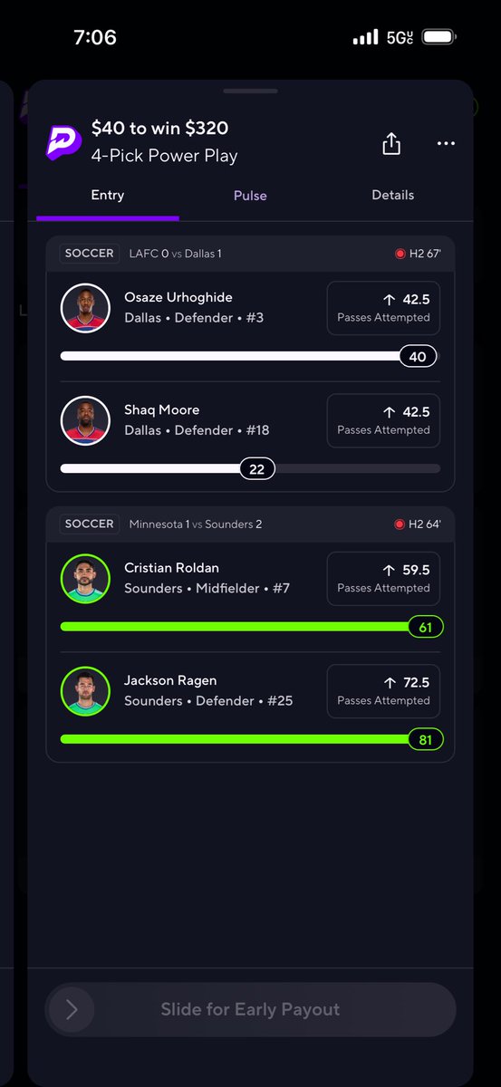 nico562z's tweet photo. @PotdPrizepicks chalk another 3 slips u suck gang no cap https://t.co/ocDVxHbeSC