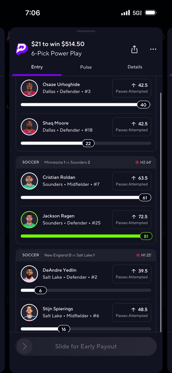 nico562z's tweet photo. @PotdPrizepicks chalk another 3 slips u suck gang no cap https://t.co/ocDVxHbeSC