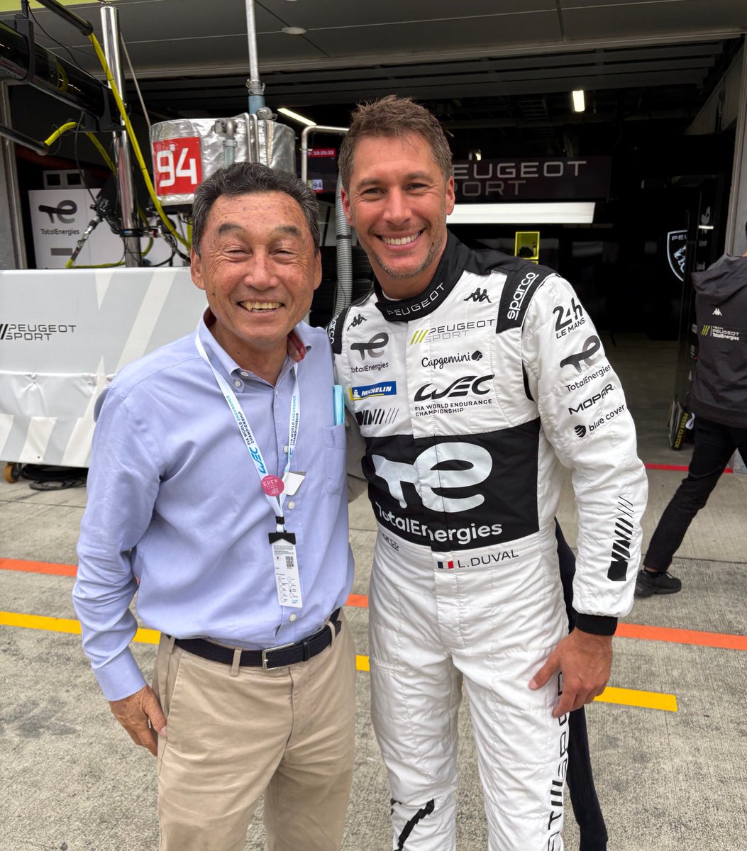 nakajimaracing's tweet photo. WECで富士スピードウェイにお邪魔しています🏁
 あの人にもこの人にも会えました😘

みんな変わらなくて、なんだかタイムワープしそうな気分でした🕑

6時間、がんばってー！

@Andre_Lotterer @loicduval https://t.co/TQjhPVd6Vl