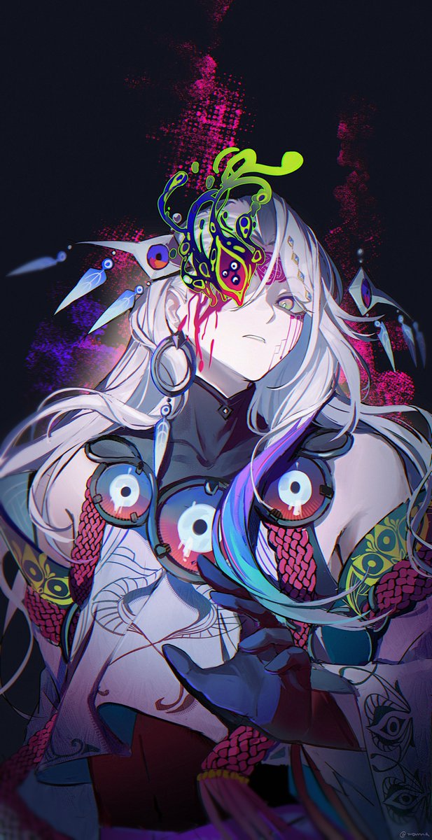 ramama522's tweet photo. メイザース×ヴィジョン🧿
 #クラッシュフィーバーかいてみた https://t.co/ZeDlJcSm7g