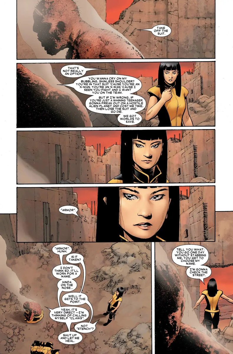 GreenBirdie's tweet photo. I love Wolverine and Amor's dynamic so much https://t.co/0QAXxpJ7WH