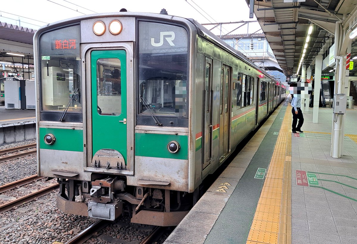 keikyu1000h's tweet photo. おはようございます😆
9/26撮影📸 新白河駅·福島駅·郡山駅にて

昨日の福島バスまつりへ向かう際に乗車した電車🚃

2123M 東北本線 普通 福島 行
🚃E721系0番代 P-24+P-3編成 4両
2140M 東北本線 普通 新白河 行 4両
🚃701系1500番代 F2-504+1000番代 F2-28編成

 #JR東日本  #東北本線  #E721系0番代
 #701系1500番代  #701系1000番代
 #スマホ撮影