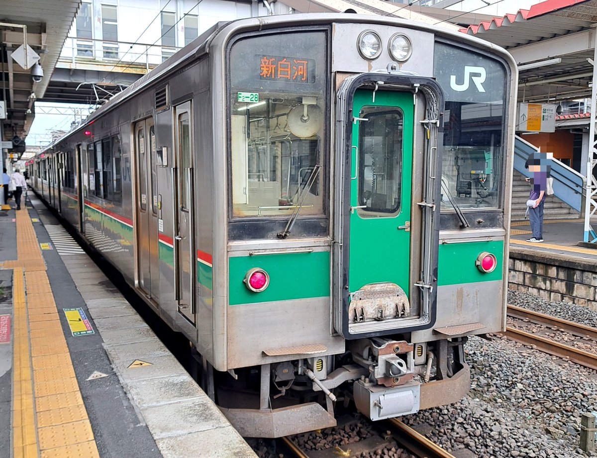 keikyu1000h's tweet photo. おはようございます😆
9/26撮影📸 新白河駅·福島駅·郡山駅にて

昨日の福島バスまつりへ向かう際に乗車した電車🚃

2123M 東北本線 普通 福島 行
🚃E721系0番代 P-24+P-3編成 4両
2140M 東北本線 普通 新白河 行 4両
🚃701系1500番代 F2-504+1000番代 F2-28編成

 #JR東日本  #東北本線  #E721系0番代
 #701系1500番代  #701系1000番代
 #スマホ撮影