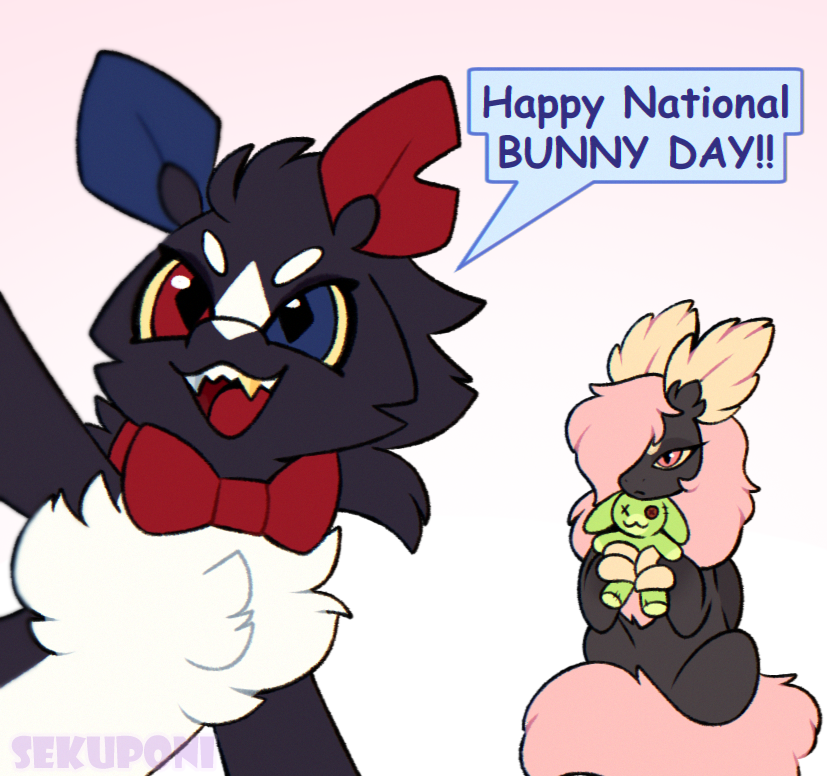 Sekuponi's tweet photo. it's bunny day! https://t.co/k7a6VI7sWD
