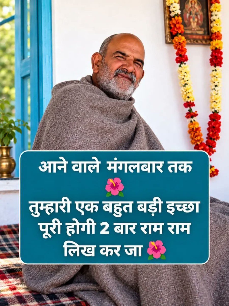 INareshVijay's tweet photo. राम राम बाबा 🙏🏻
सीताराम सीताराम 🌸🌸 #jaishreeram #kainchidham #neemkarolibaba #feedfeed #GodBlessYou #hanuman #INareshVijay https://t.co/tYqB3usRA6