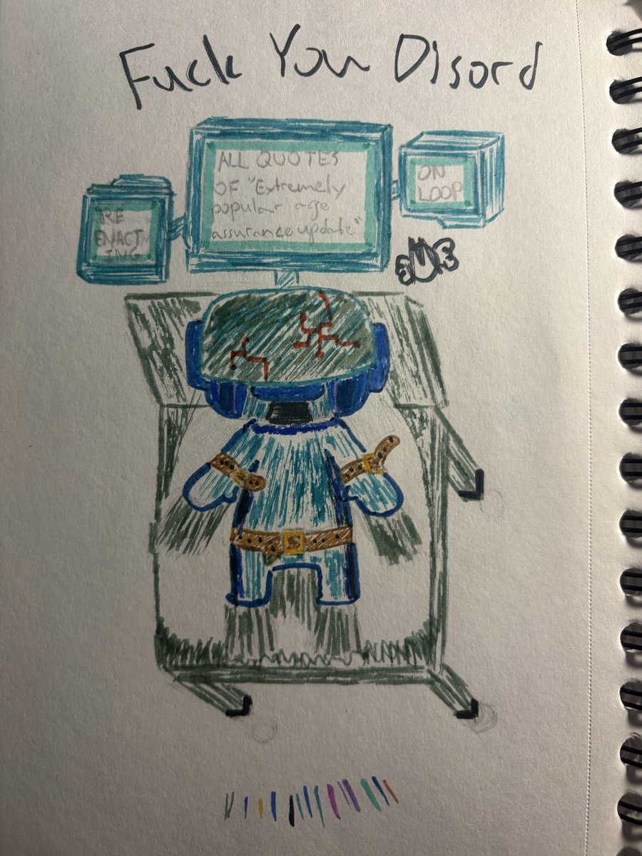MilesTailPrower's tweet photo. Death is but an end to the suffering… 
Reacting All Quotes Of “Extremely popular age assurance update” ON LOOP!!!
Fuck you discord https://t.co/qffpy7nlqf