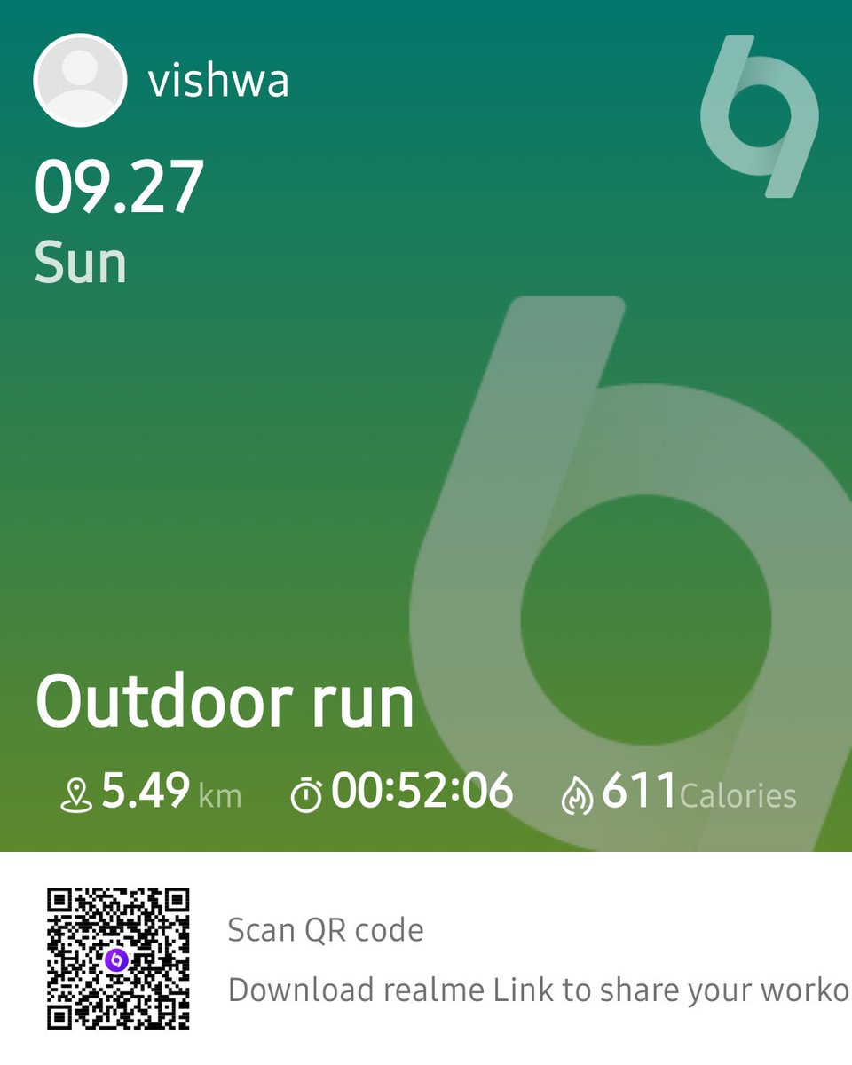 VishwaMutt's tweet photo. #RUN4U
Today's quota done.
Feeling good..... https://t.co/TMIZ8r6vb5