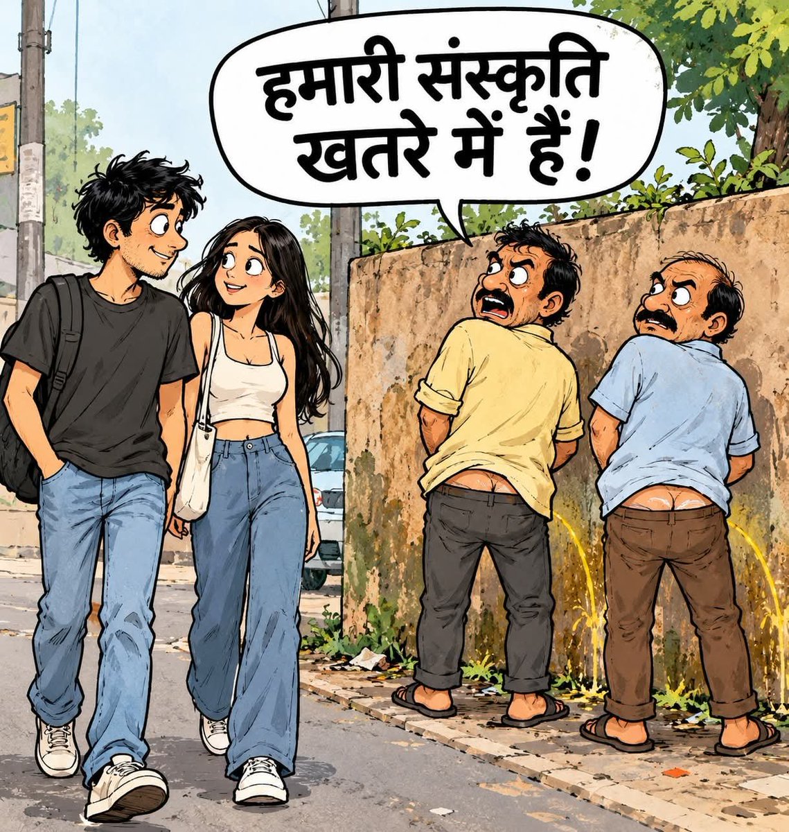 imrowdy_rathore's tweet photo. Moral policing 😭🤡 https://t.co/k7F5c4V9wN