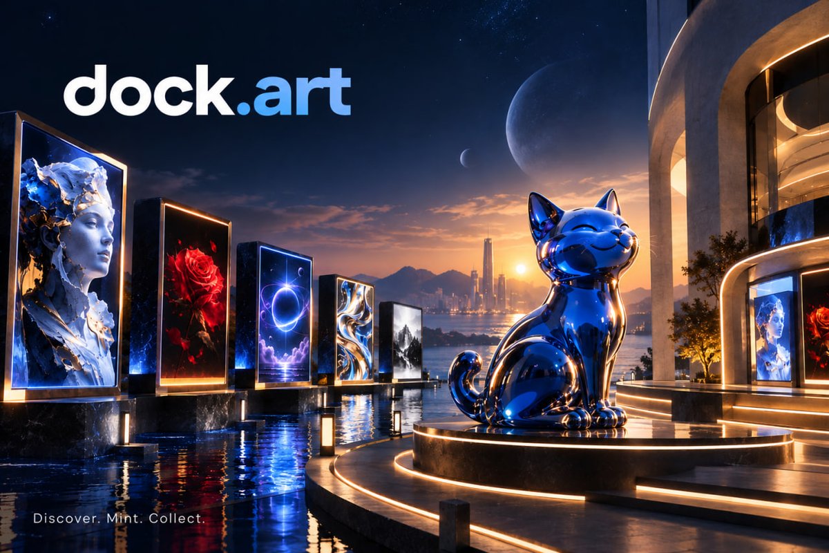 dockdotart's tweet photo. NFTs have always been about more than the asset.

They’re art.
They’re culture.
They’re communities.
They’re ideas that find people who connect with them.
Dock is building for the next chapter of that story on BNB Chain.
https://t.co/apRo8lWt9c https://t.co/j1BnPnirCt