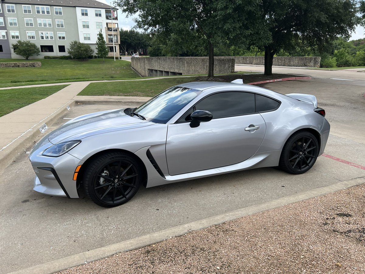 C27Guy's tweet photo. So there was an estate sale over in Flower Mound on Friday morning. 
Lots of NASA stuff. 
They released the adress at 0800 and I got there at 0820. Already a huge line and no place to park. 

I gave up, but I got to put 50 miles on the GR86!

Two months until the track day with it!