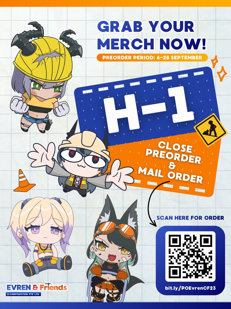 EVRENCommunity's tweet photo. Sisa 1 hari lagi sebelum Pre-Order &amp; Mail Order Merch CF23 ditutup!

Besok kita close PO &amp; Mail order di jam 23.59 WIB jadi buruan checkout merch inceran kamuu 😋 

Grab your merch now! 🔥
🔗 https://t.co/D88FtvWAma

#CF23 #cf23catalogue https://t.co/ZnD21mDTLb