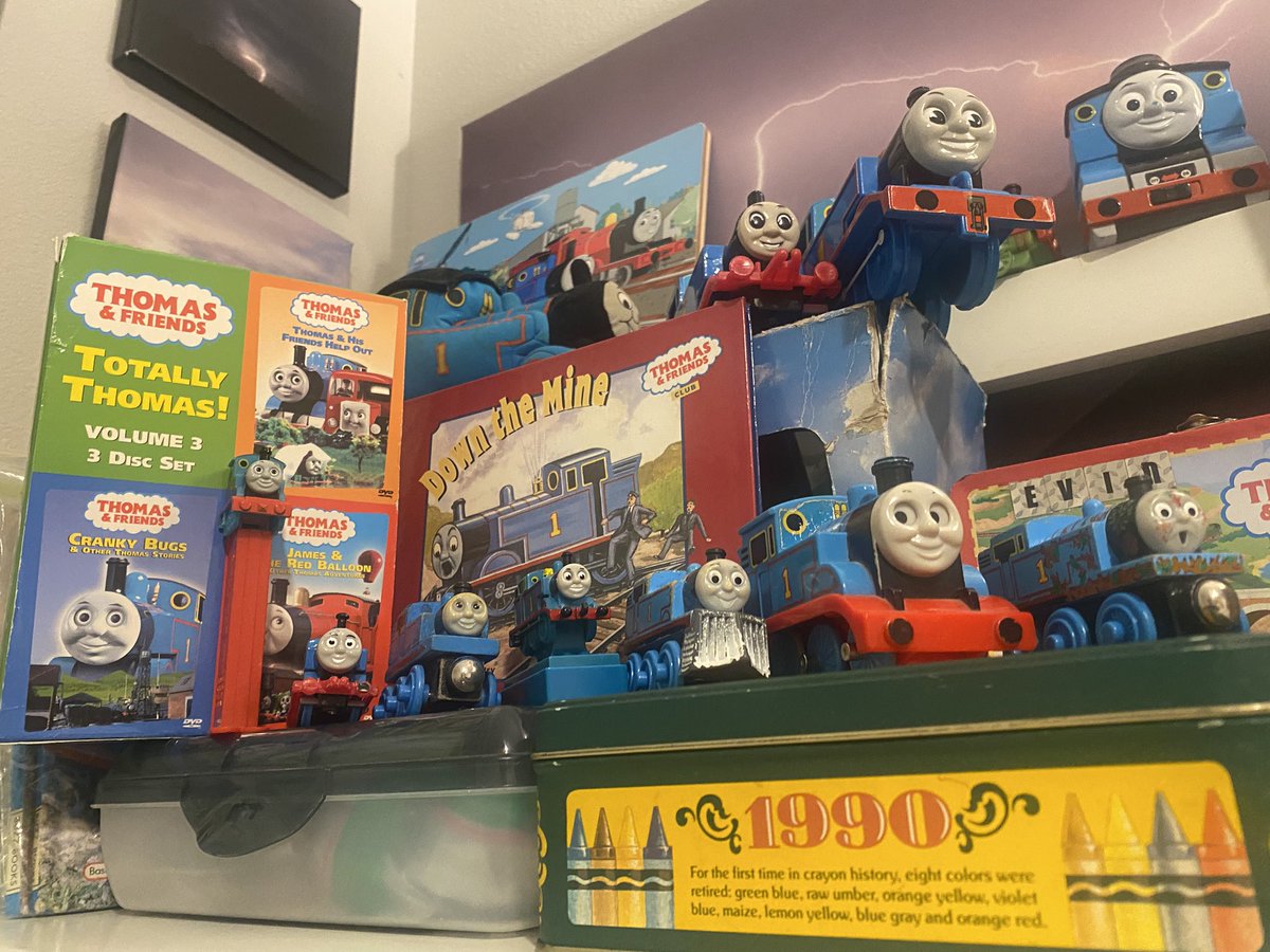 DevinTTTE's tweet photo. Thomas the Tank Engine GALORE 💙 #thomasthetankengine #thomasandfriends #thomascollection #thomasfan #railfan https://t.co/Zua5hyDjQX