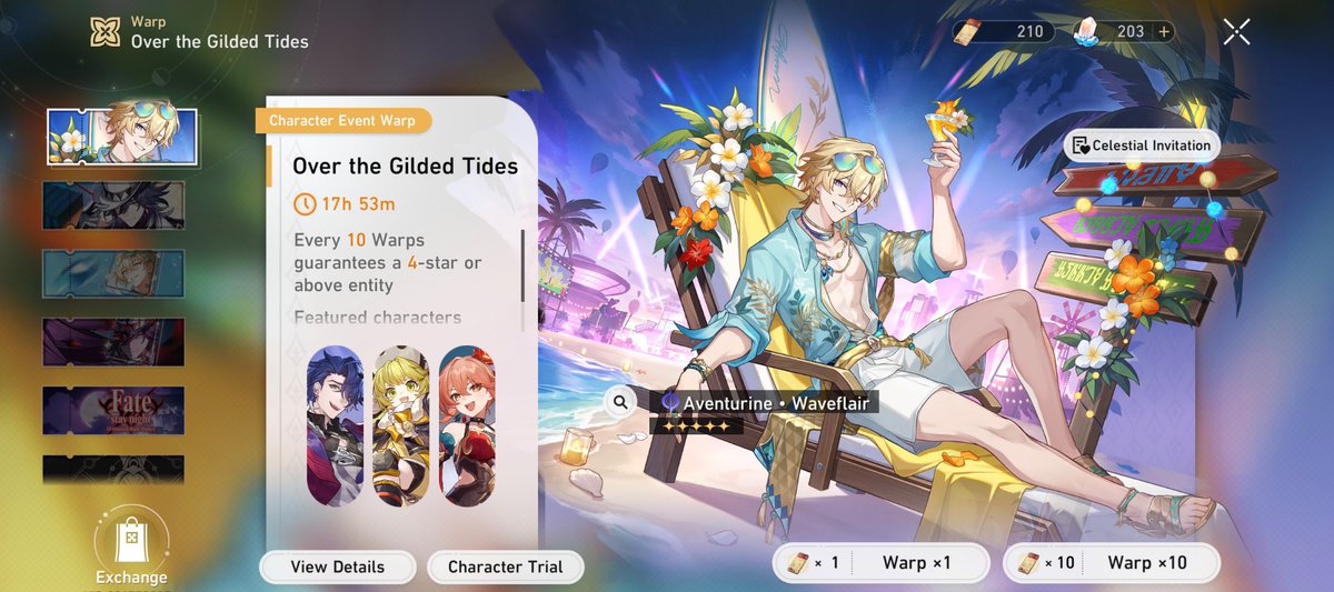 DailyWavenflair's tweet photo. Today is the last day of Aventurine Waveflair's banner 😔 https://t.co/iRlc7tywl3