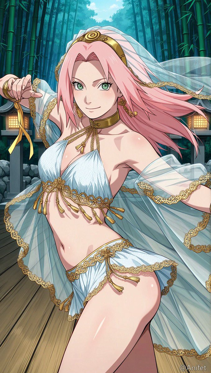 breadacg's tweet photo. I'm absolutely dazzled by how beautiful Sakura looks.
I wonder what I should name this series?
I'd love to design looks for more characters, too🥺
#Naruto #SakuraHaruno https://t.co/3aUuyVWwmA